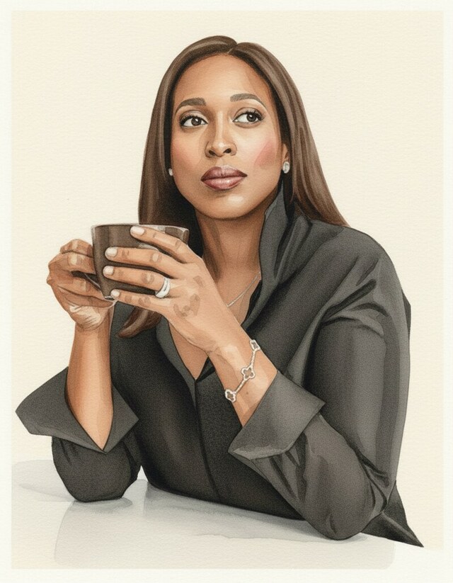 Watercolor portrait of Faith